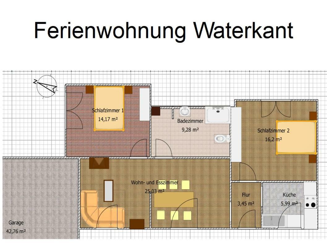 Ferienwohnung Waterkant Cappeler Niederstrich Kültér fotó